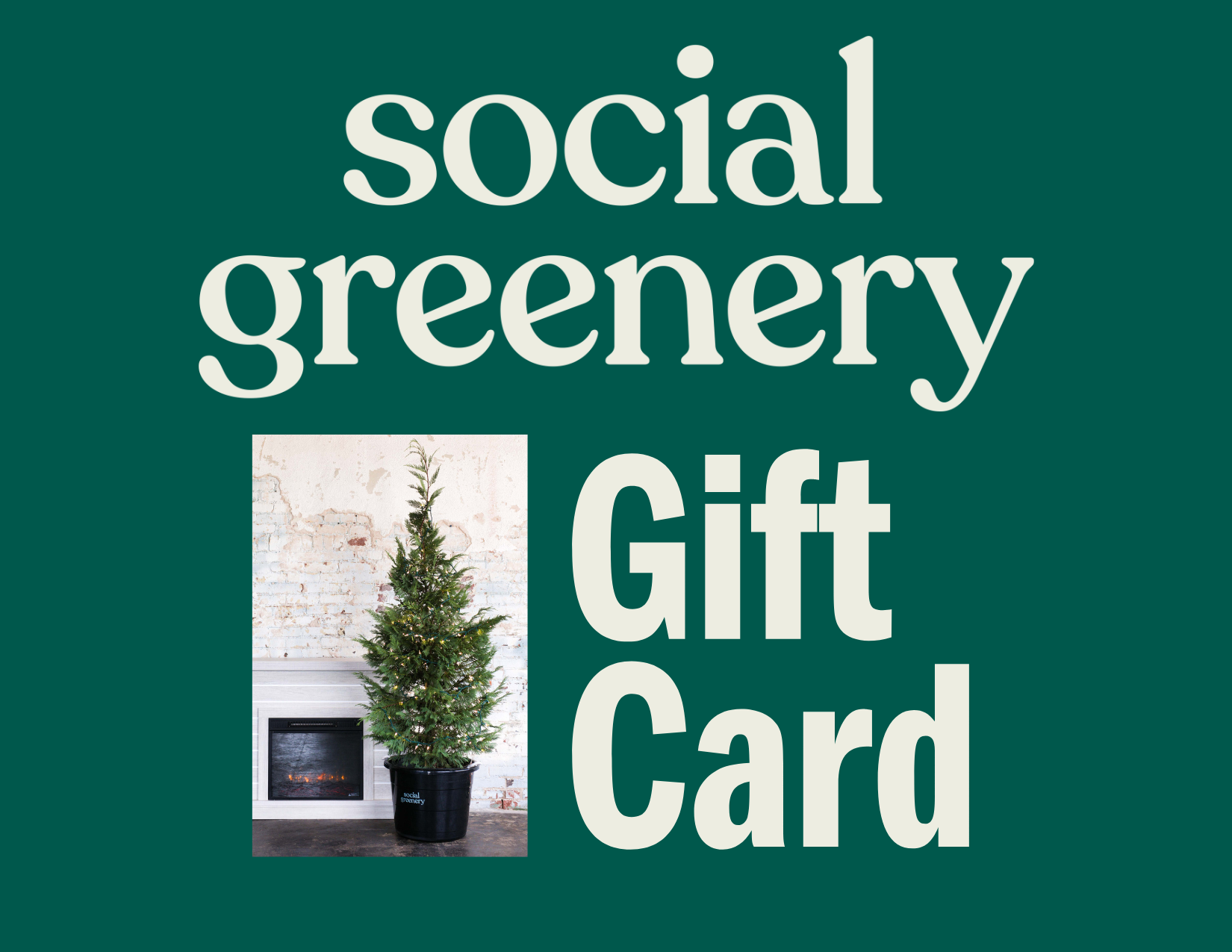 Social Greenery Gift Card